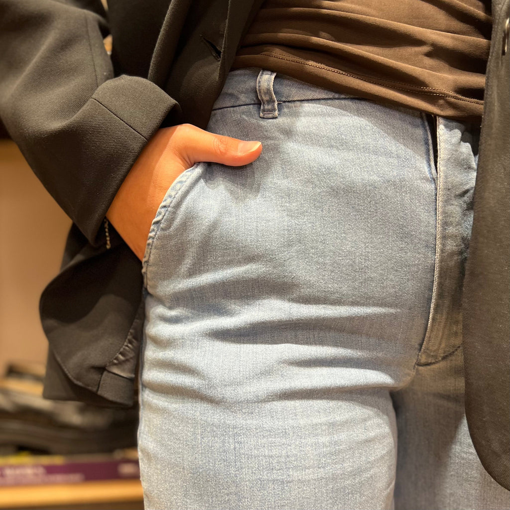 NÜMPH - JEANS - AMBER 703501 - LIGHT BLUE DENIM