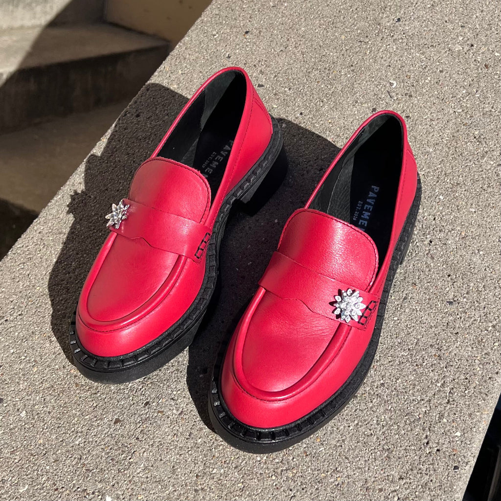PAVEMENT - LOAFERS - NAYELI JEWELRY - RØD
