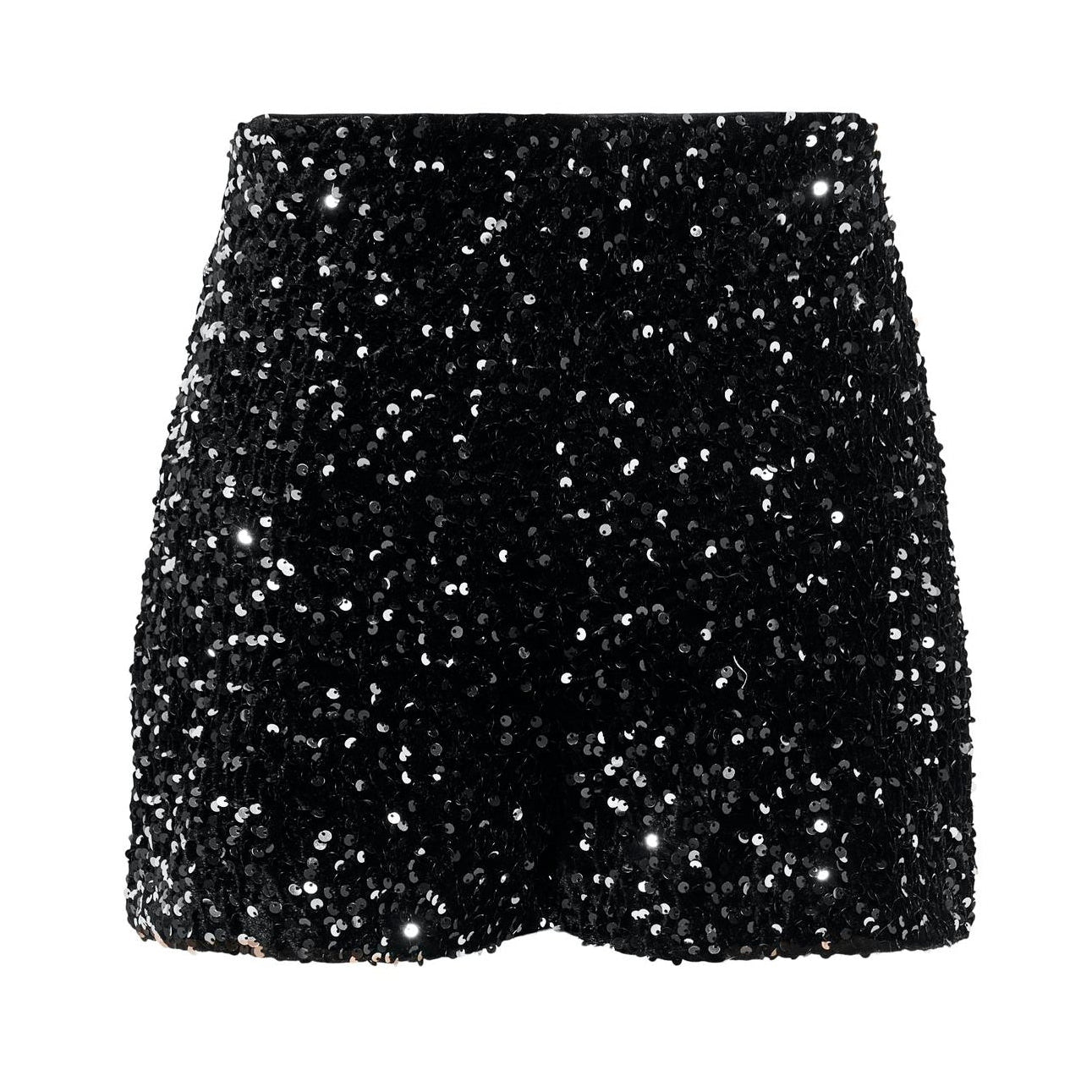 ONLY - SKORTS - ANIKA 15358316 - BLACK SEQUINS