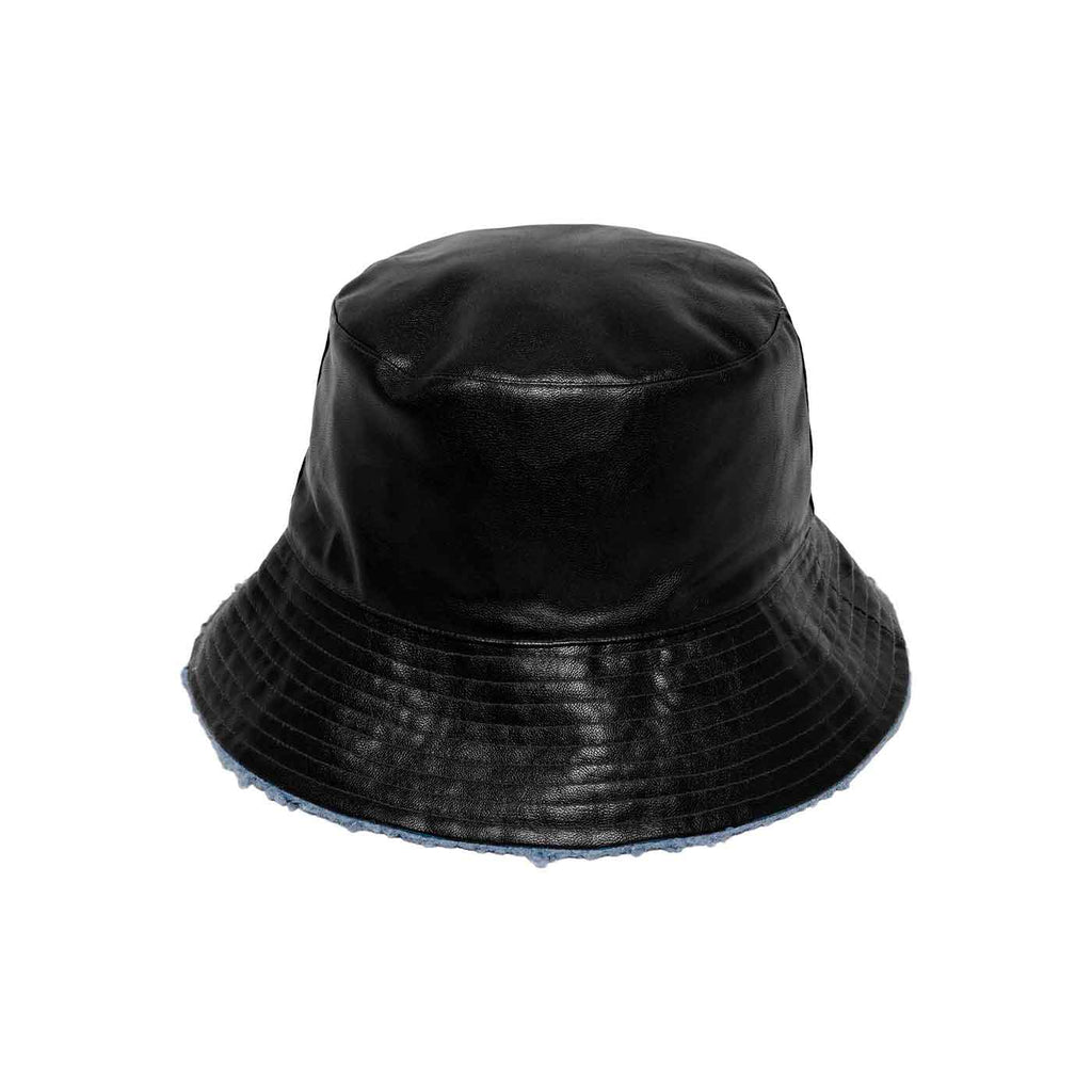 ONLY - BØLLEHAT - JOLINE PU 15274975 - SORT
