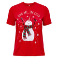 ONLY - T-SHIRT - XMAS YRSA CHRISTMAS 15219616 - URBAN RED