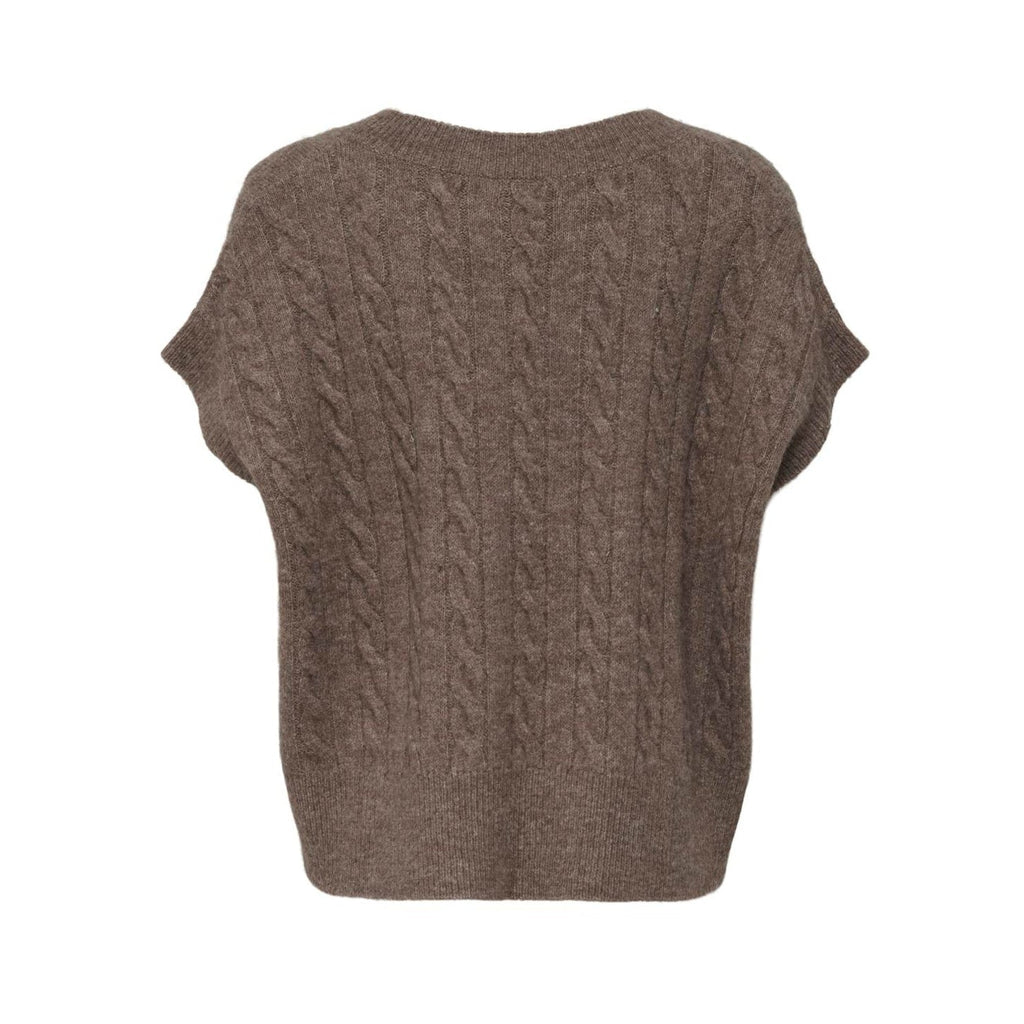 ONLY - VEST - MELODY 15249328 - CARIBOU MELANGE