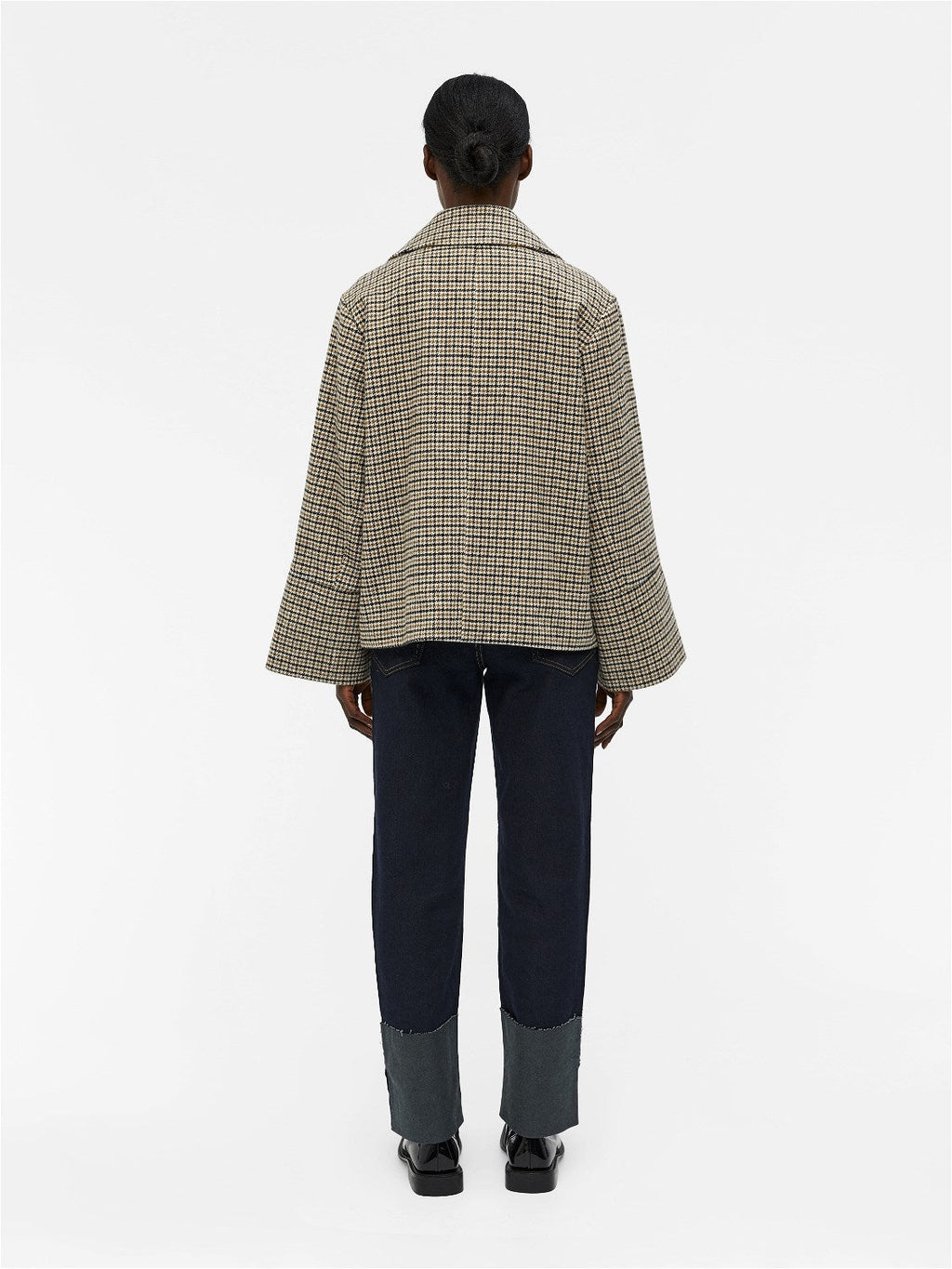 OBJECT  - JAKKE - KEILY SHORT - 23040644 - SEPIA CHECK