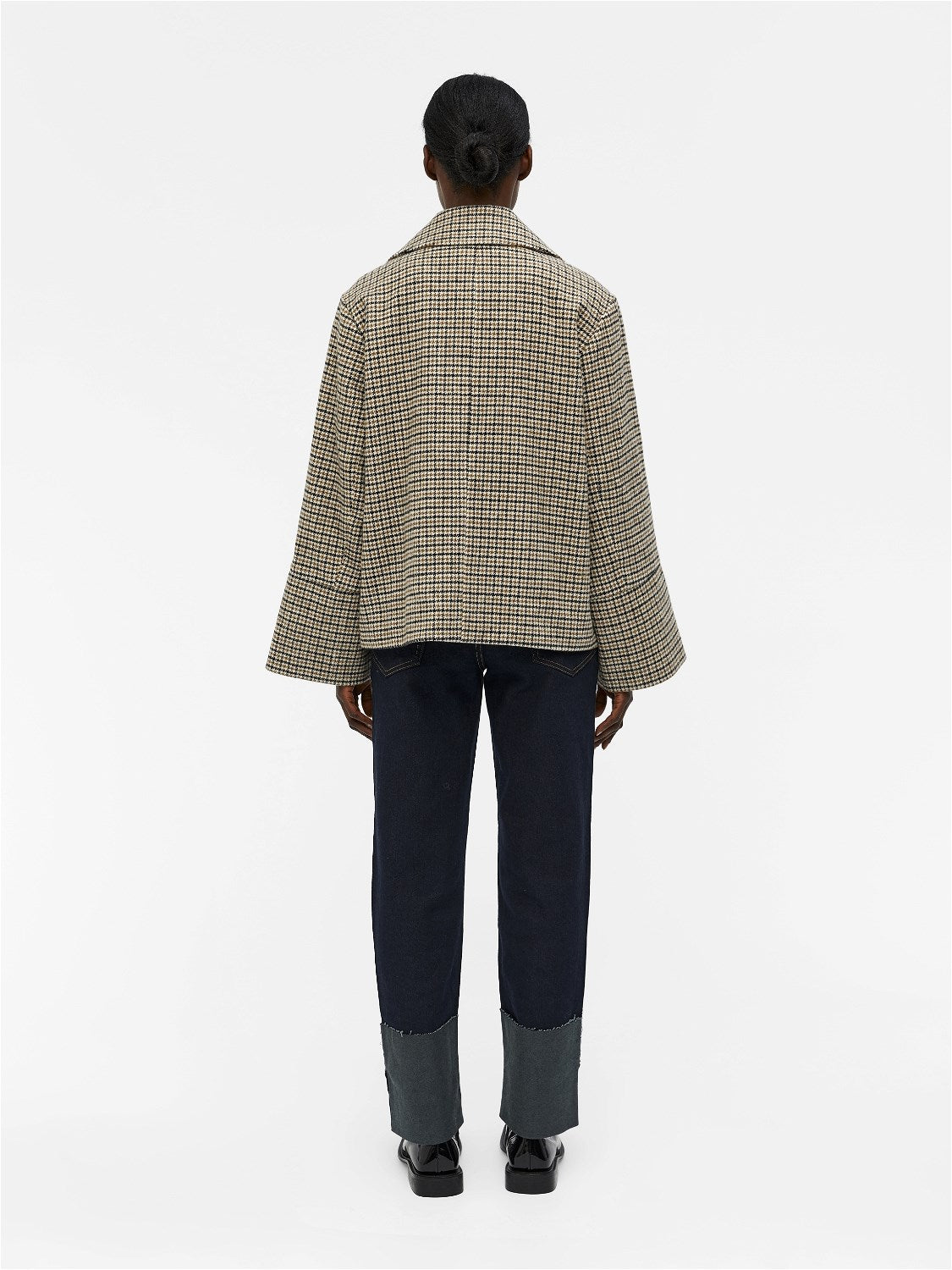OBJECT  - JAKKE - KEILY SHORT - 23040644 - SEPIA CHECK