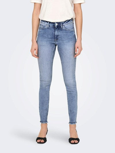 ONLY - JEANS - BLUSH 15263454 - MEDIUM BLUE DENIM