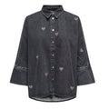 ONLY - SKJORTE - GRACE 15347081 - WASHED BLACK