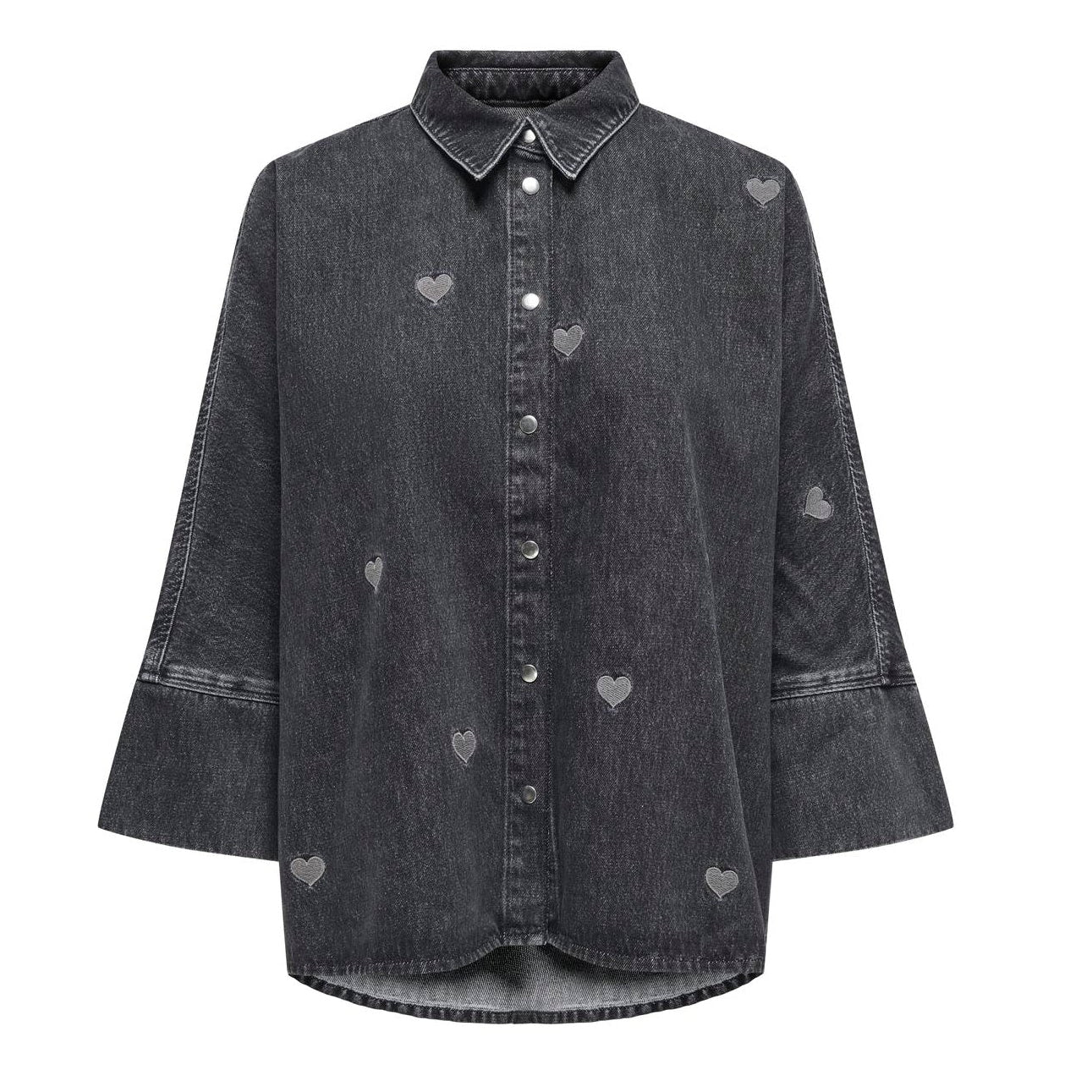ONLY - SKJORTE - GRACE 15347081 - WASHED BLACK