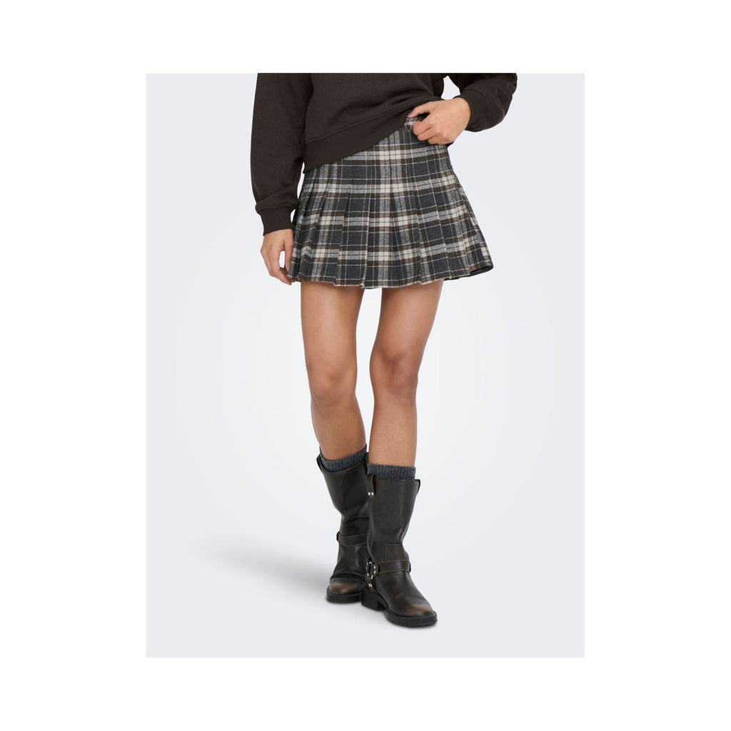 ONLY - NEDERDEL - CHELSEA CHECK 15328841 - BLACK/WHITE
