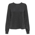 ONLY - TOP - CAROL 15371588 - BLACK/HARLEKIN SILVER