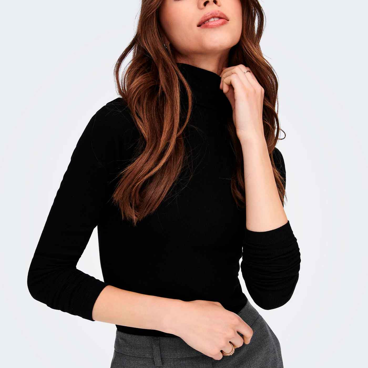 ONLY - RULLEKRAVE - SILLE 15256046 - SORT