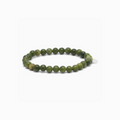SOÏ -  KRYSTAL ARMBÅND - SOUTHERN JADE 6 MM.