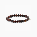 SOÏ -  KRYSTAL ARMBÅND - RED TIGER EYE 6 MM.