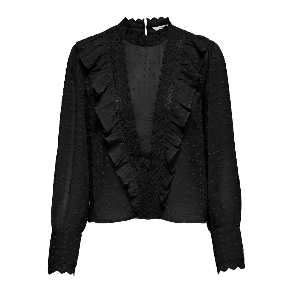ONLY - BLUSE - SILA 15305483 - SORT