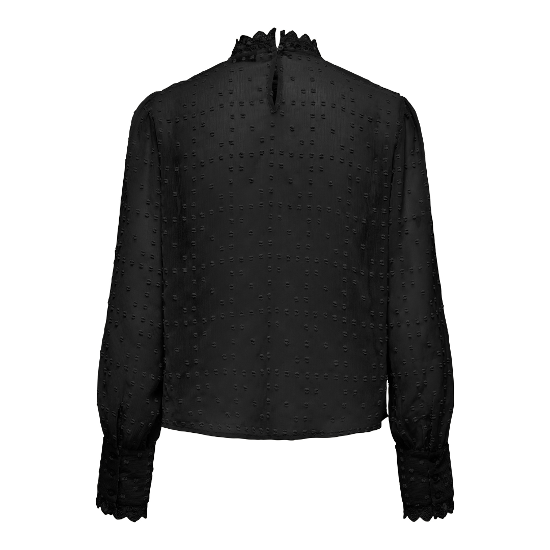 ONLY - BLUSE - SILA 15305483 - SORT