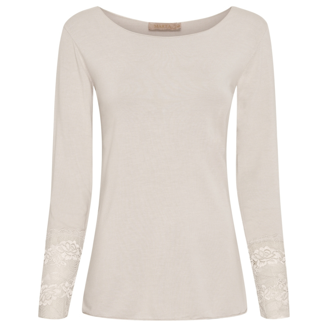 MARTA DU CHATEAU - BLUSE - 11297 - BEIGE