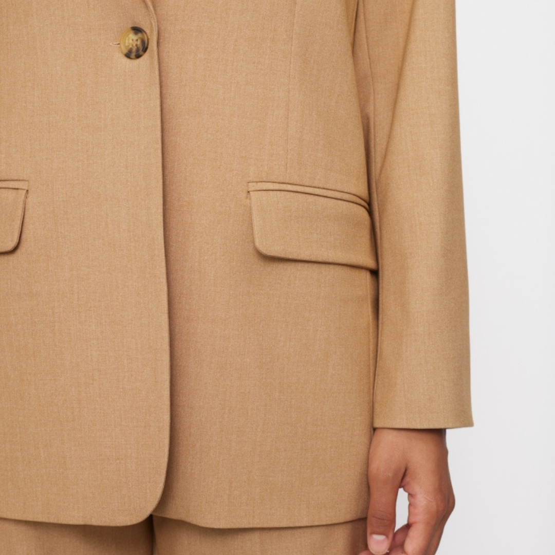 SOFT REBELS - BLAZER - VILJA LOOSE 23-720 - TIGERS EYE