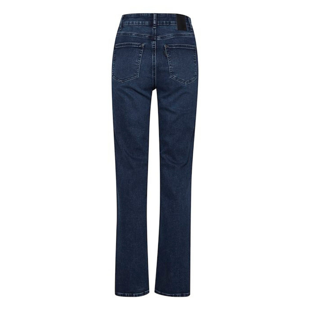 PULZ - JEANS - LIVA STRAIGHT 50206964 - MEDIUM BLUE DENIM