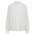NÜMPH - SKJORTE - LIMA 704154 - BRIGHT WHITE
