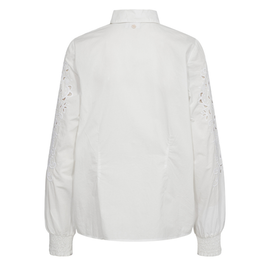 NÜMPH - SKJORTE - LIMA 704154 - BRIGHT WHITE