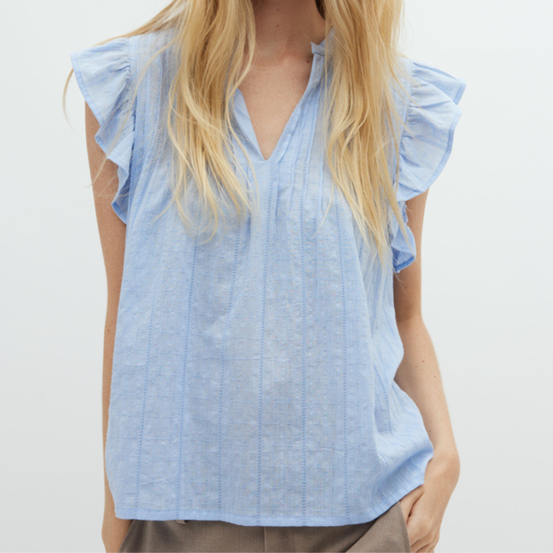 MBYM - BLUSE - GEMALA ACASIA 59119568 - BLUE HERON
