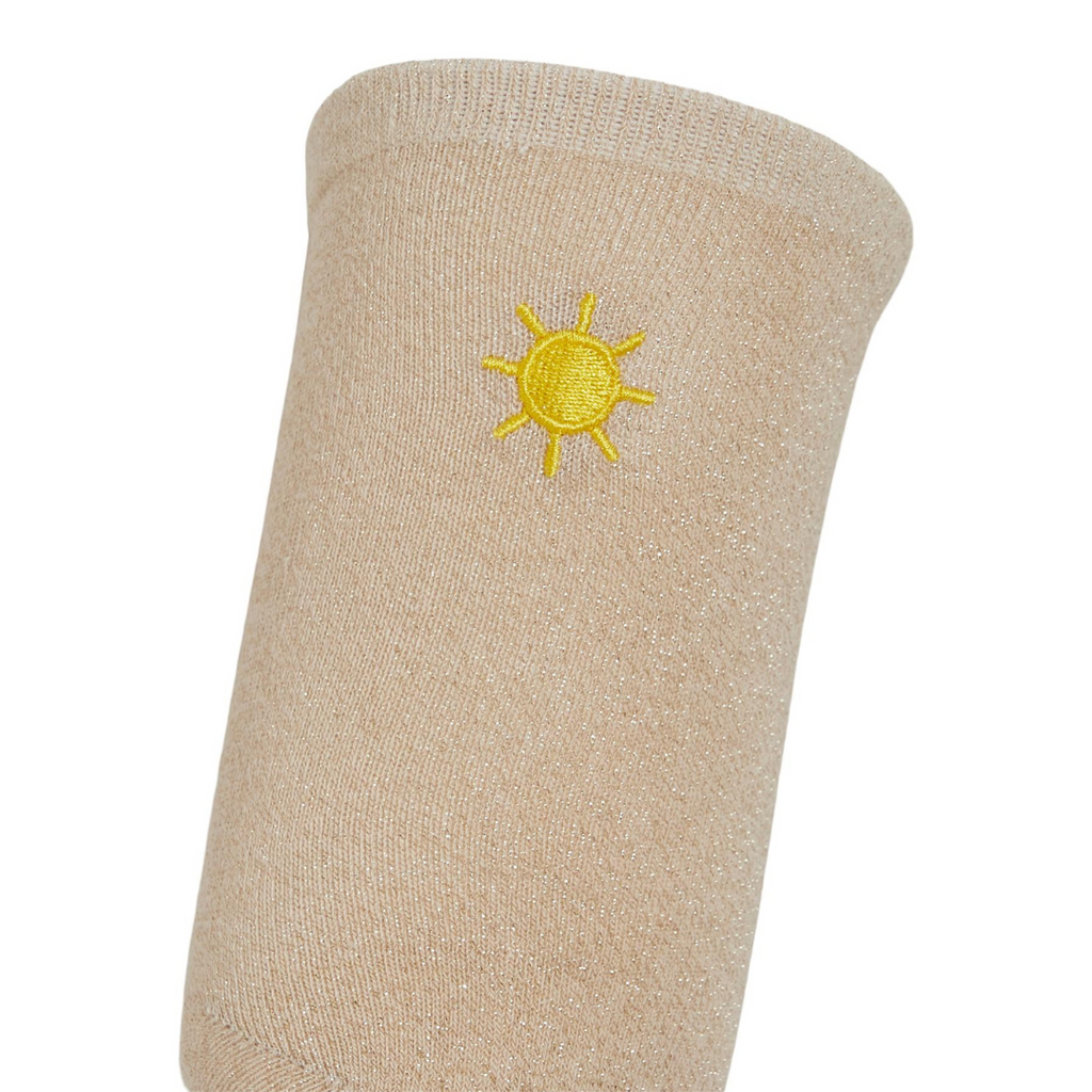 VILA - 2-PAK GLIMMERSTRØMPER - NADINE 14097082 - BIRCH