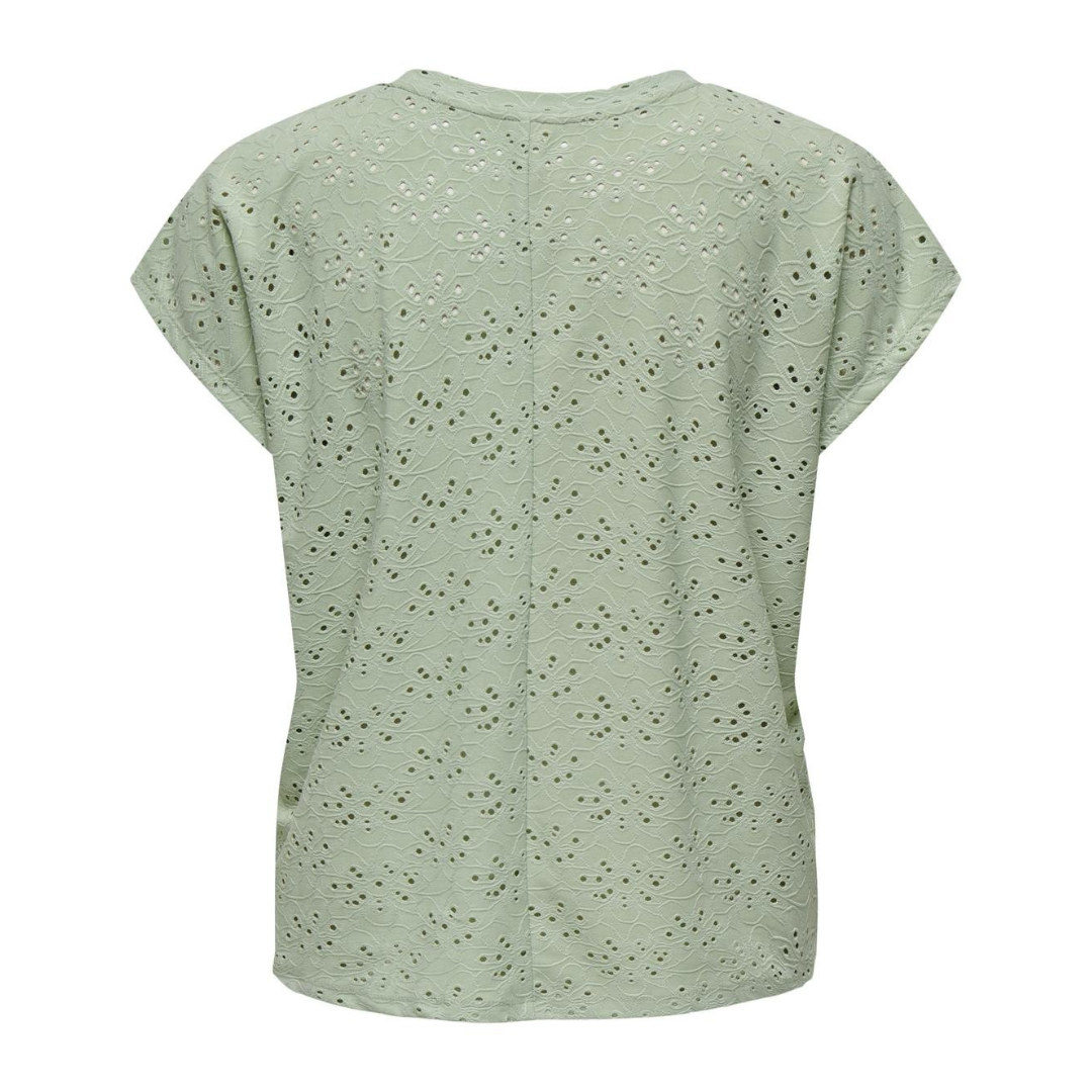 ONLY - T-SHIRT - SMILLA 15231005 - FROSTY GREEN