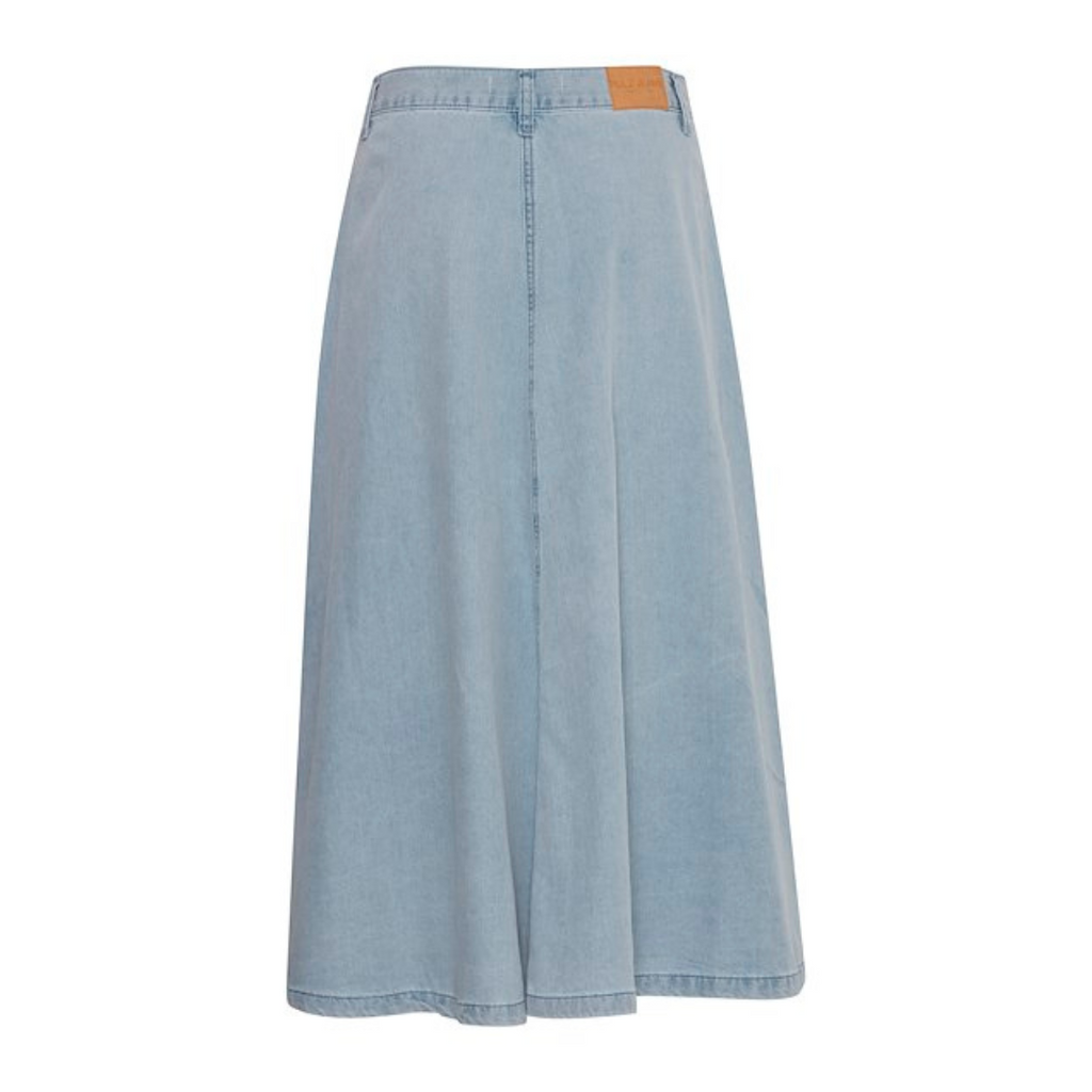 PULZ - NEDERDEL - JOSIE 50208122 - BLEACHED BLUE DENIM