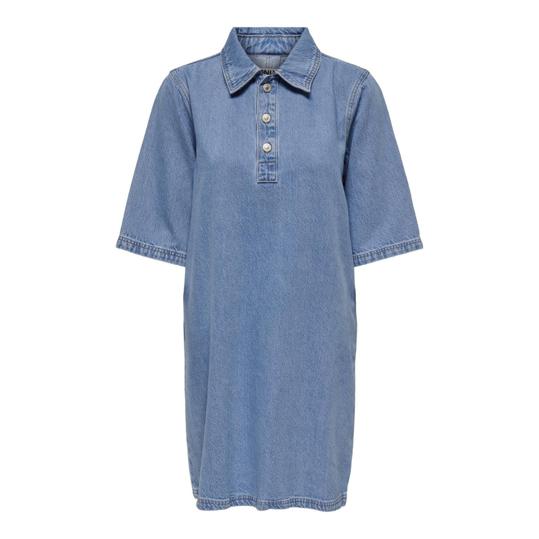 ONLY - DENIMKJOLE - GRY 15335635 - LIGHT BLUE DENIM