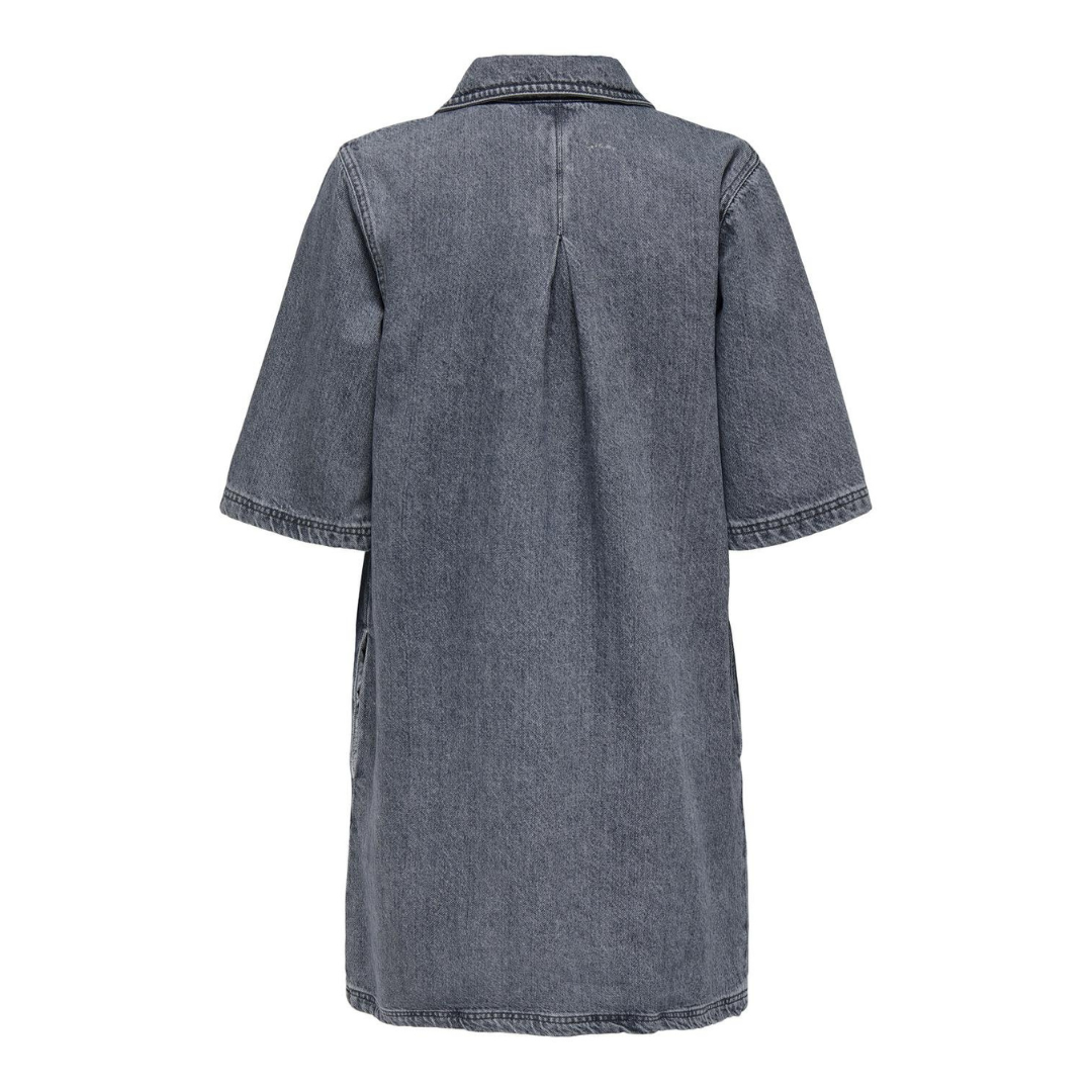 ONLY - DENIMKJOLE - GRY 15335635 - GREY DENIM