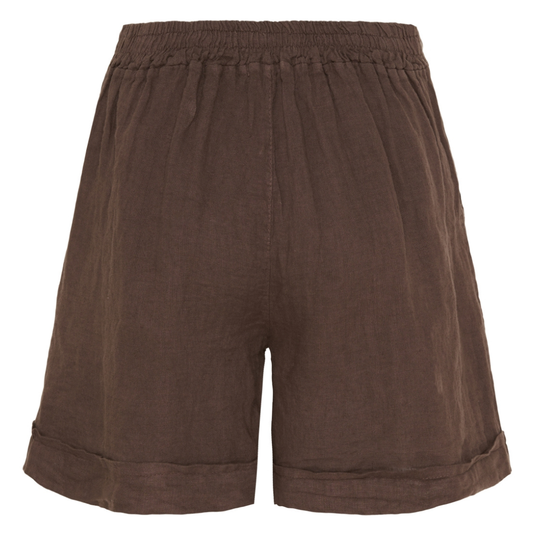 MARTA DU CHATEAU - SHORTS - SOPHIA 61072 - COLD BROWN