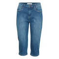 PULZ - KNICKERS - JULIA 50208107 - MEDIUM BLUE DENIM