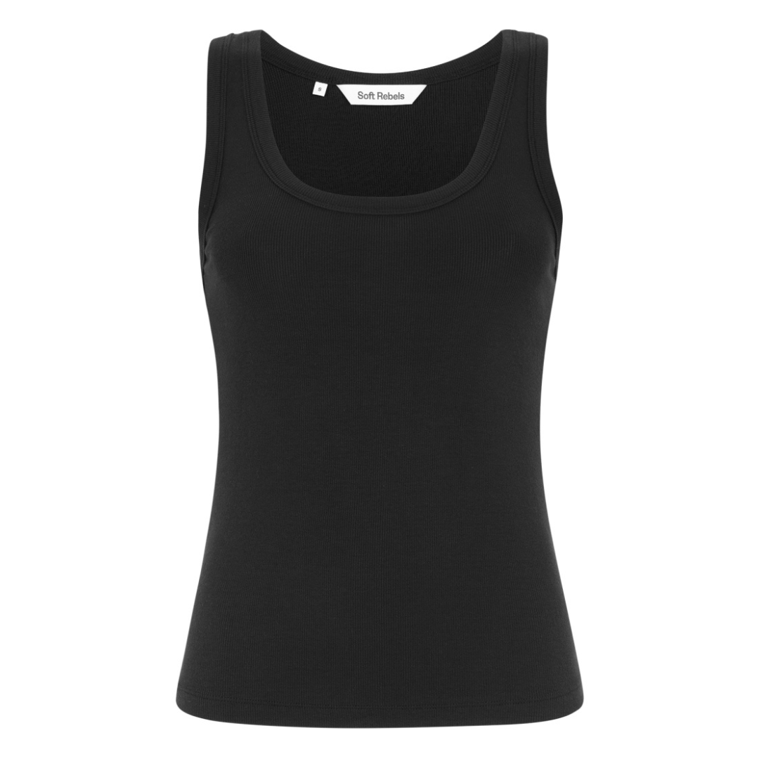 SOFT REBELS - TOP - FENJA SR324-302 - SORT