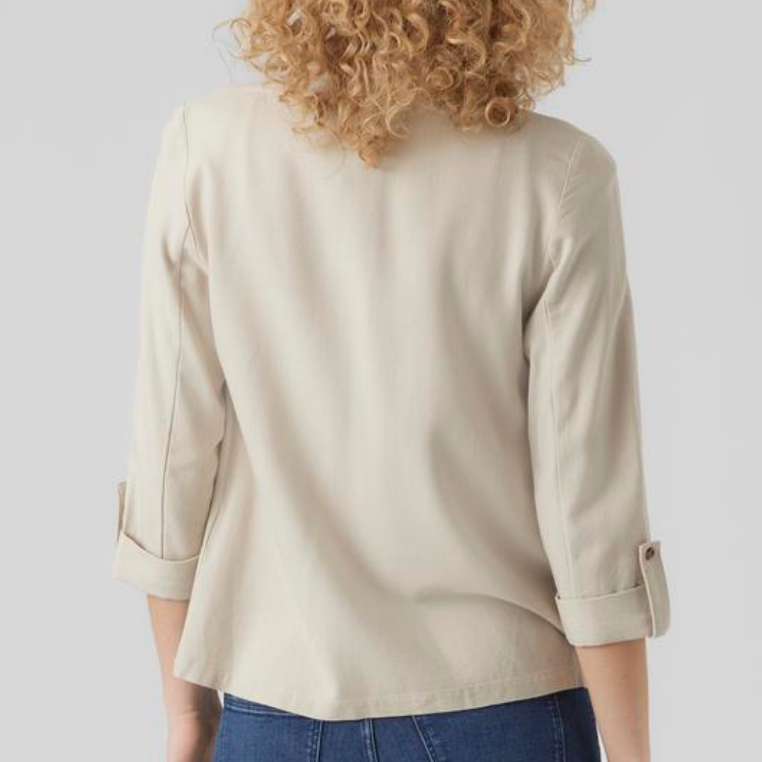 VERO MODA - BLAZER - JESMILO 10279700 - SILVER LINING