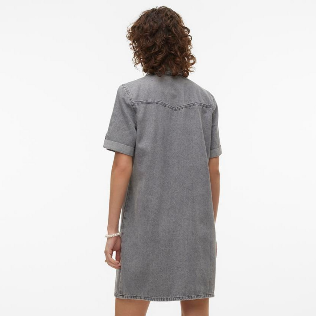VERO MODA - KJOLE - JENNIE 10309665 - MEDIUM GREY DENIM