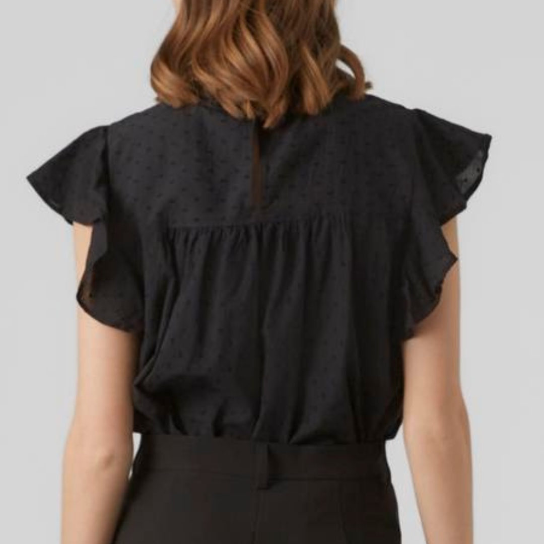 VERO MODA - TOP - TRINE 10301205 - SORT