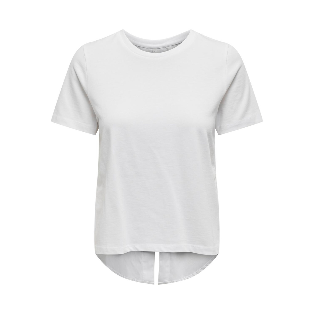 ONLY - T-SHIRT - JILL BOW 15324729 - BRIGHT WHITE