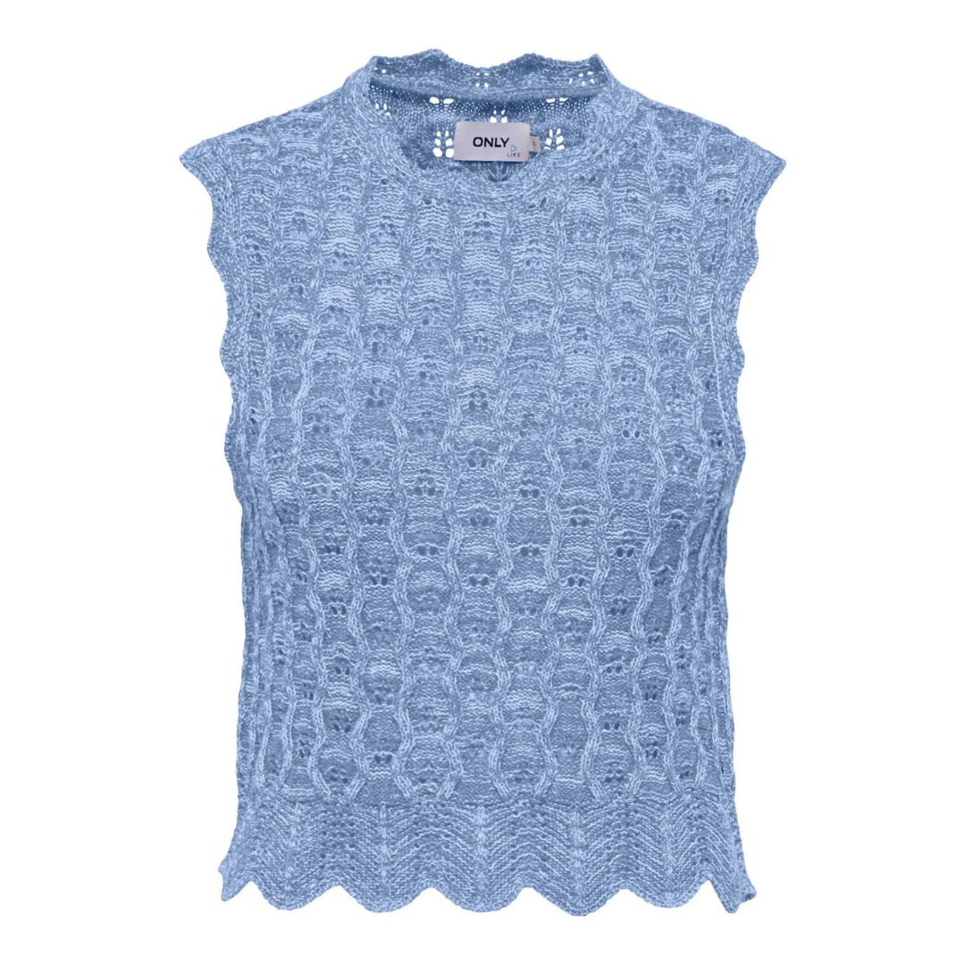 ONLY - TOP - LUNA 15291602 - LIGHT BLUE
