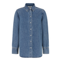 SOFT REBELS - DENIMSKJORTE - KEIRA SR424-800 - DARK BLUE DENIM
