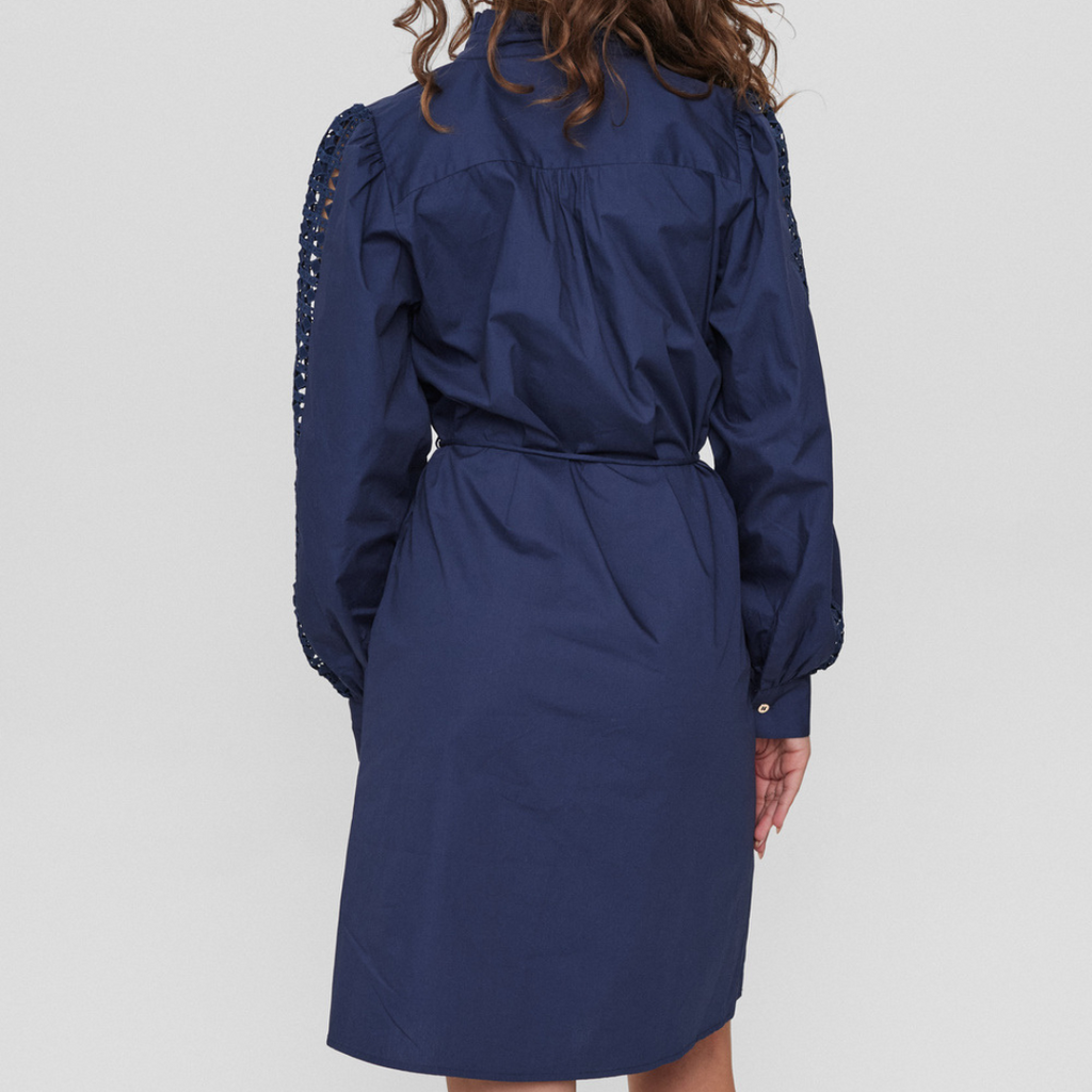 NÜMPH - KJOLE - EVIE 704508 - DRESS BLUES