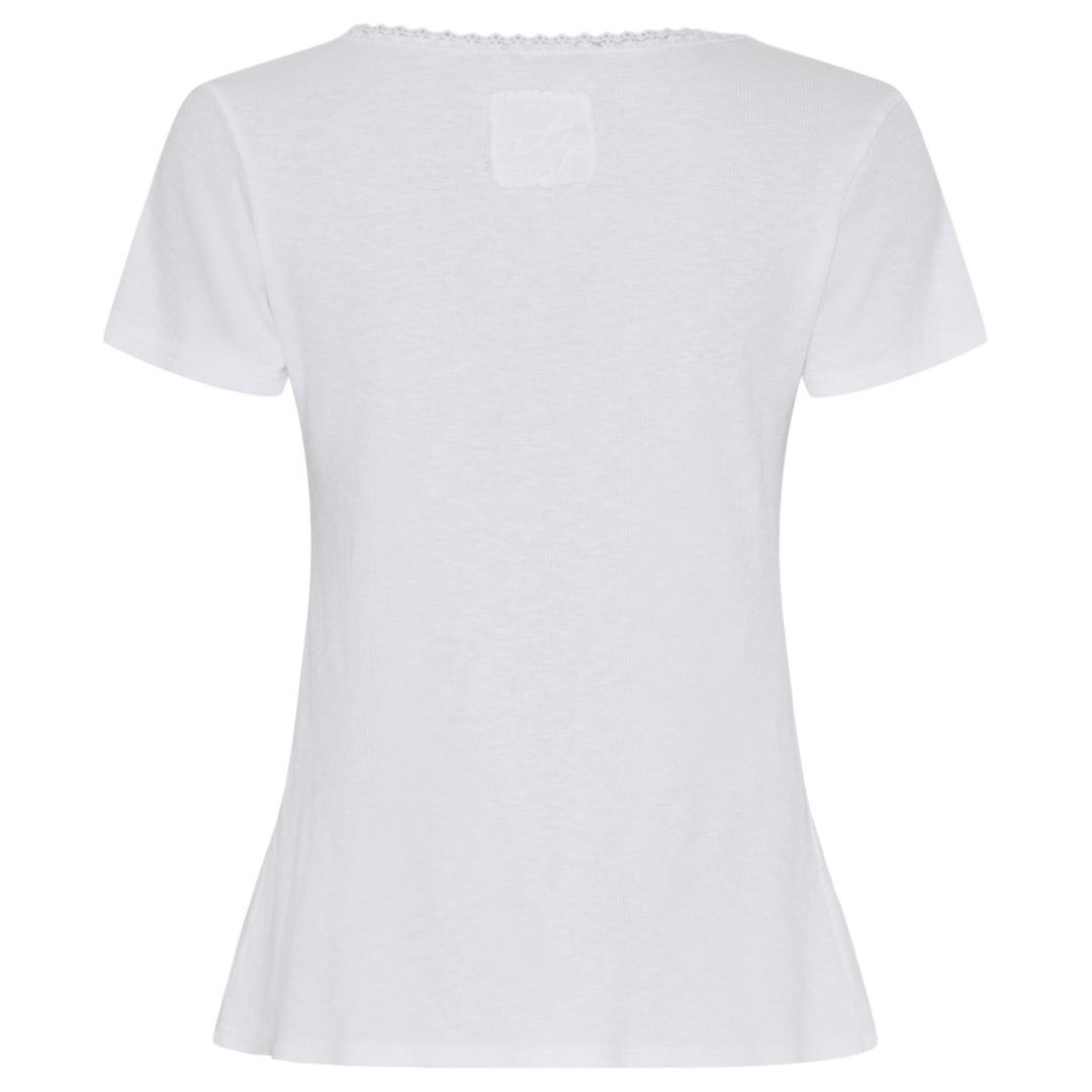 MARTA DU CHATEAU - T-SHIRT - RUNA 3076 - HVID
