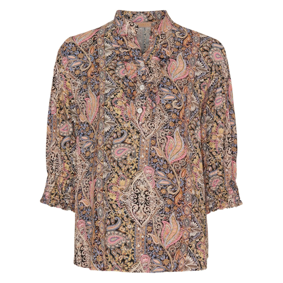 MARTA DU CHATEAU - BLUSE - UNNUR 6317 - 6372 NERO