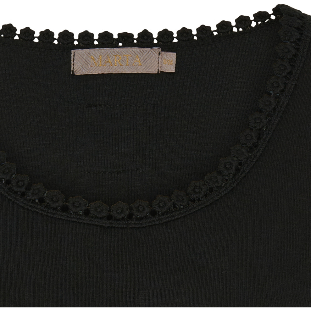 MARTA DU CHATEAU - TOP - ELFRIDA 9108 - SORT