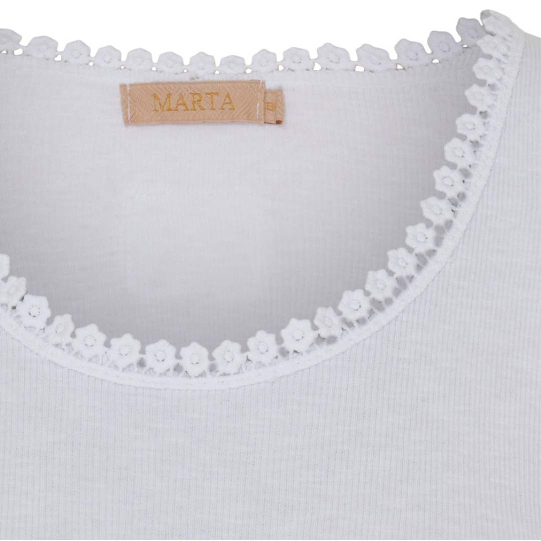 MARTA DU CHATEAU - TOP - ELFRIDA 9108 - HVID