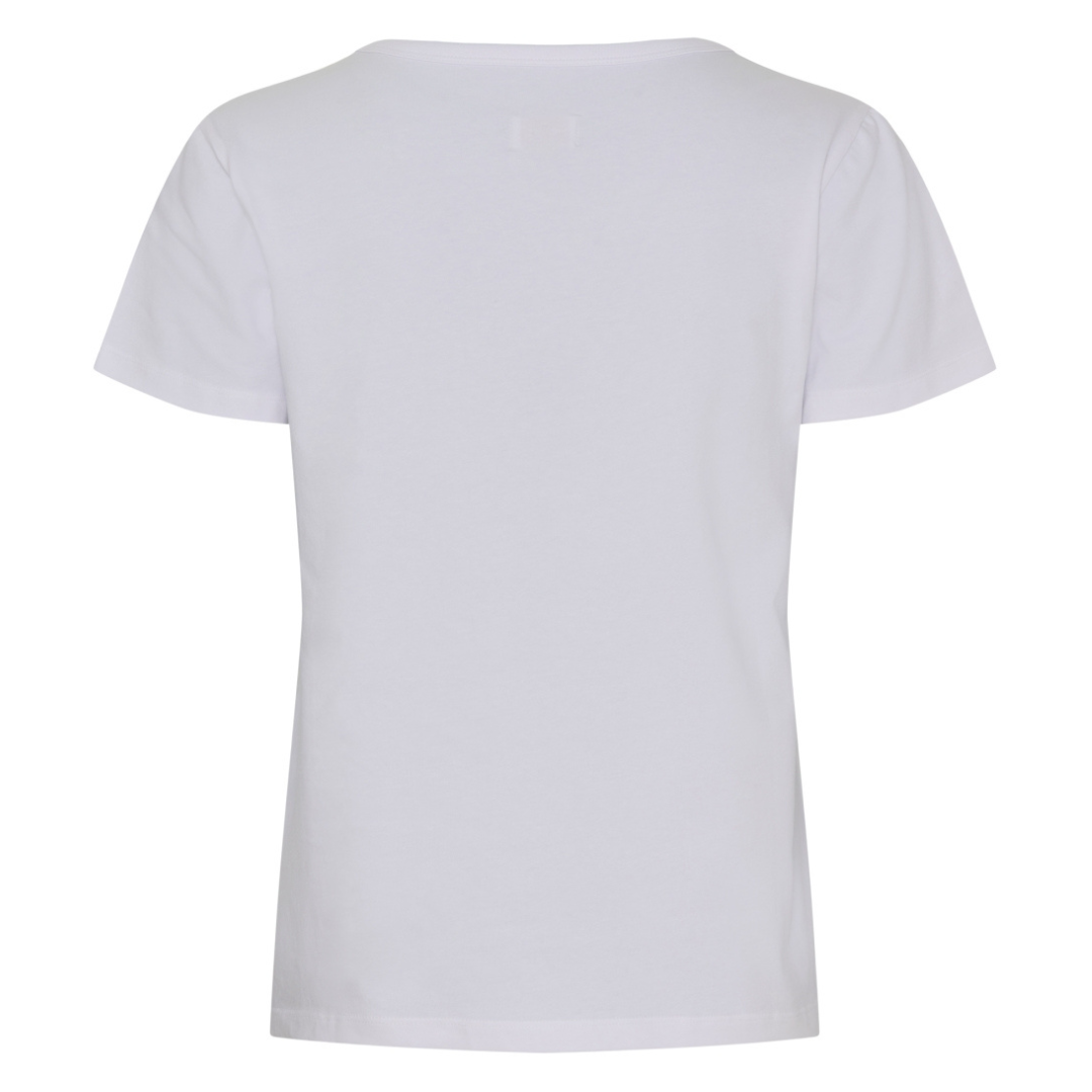 MARTA DU CHATEAU - T-SHIRT - JEANETTE MT-002 - HVID