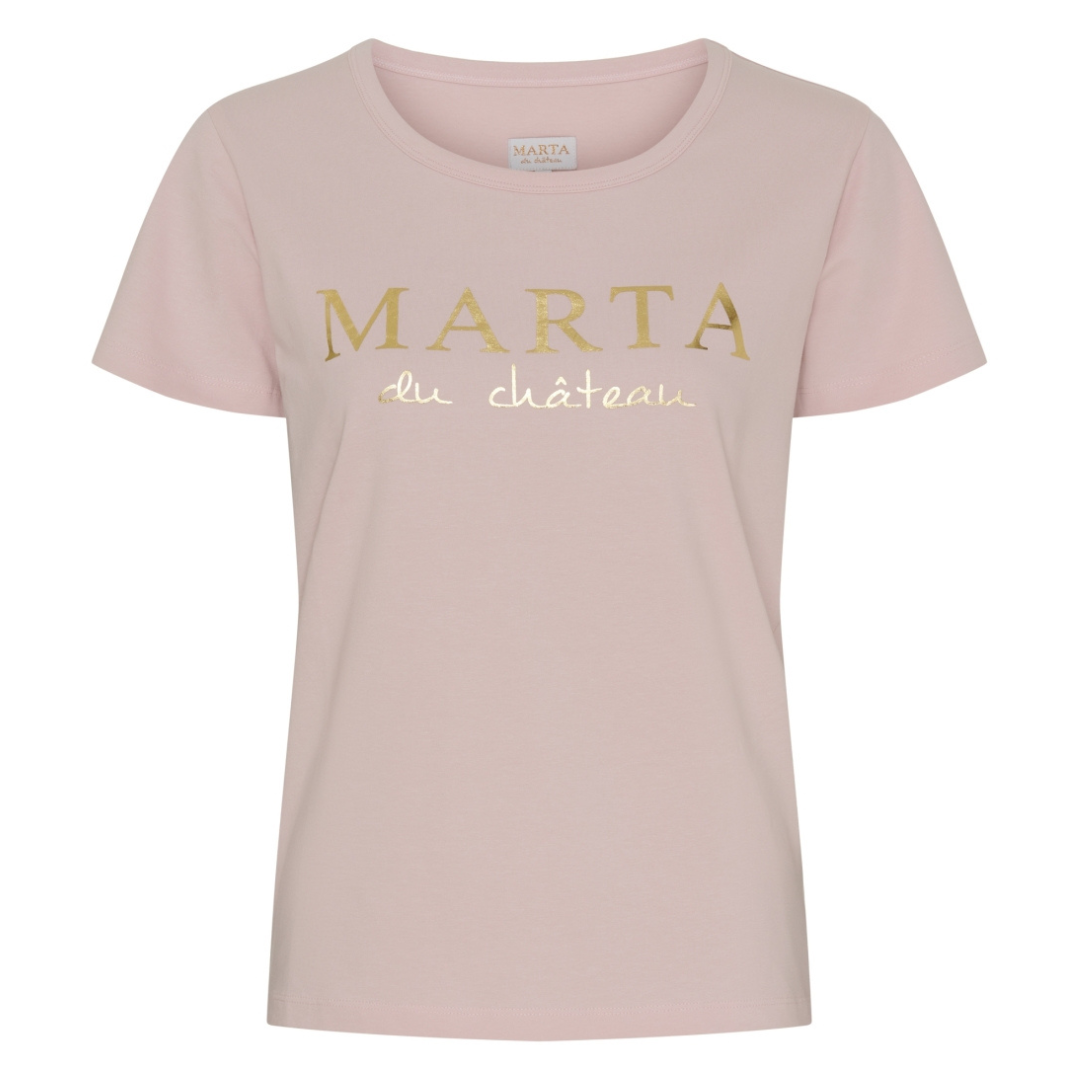 MARTA DU CHATEAU - T-SHIRT - JEANETTE MT-002 - OLD ROSE