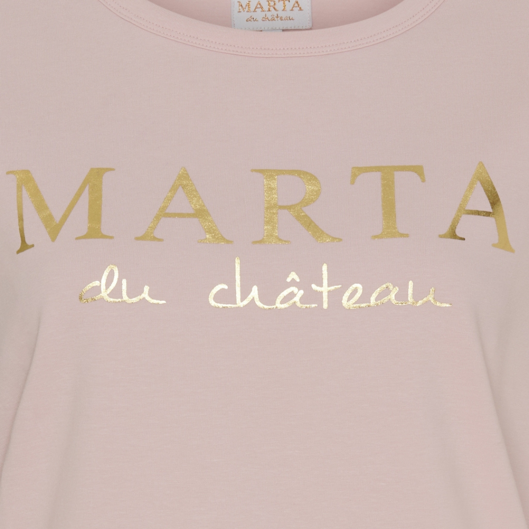 MARTA DU CHATEAU - T-SHIRT - JEANETTE MT-002 - OLD ROSE