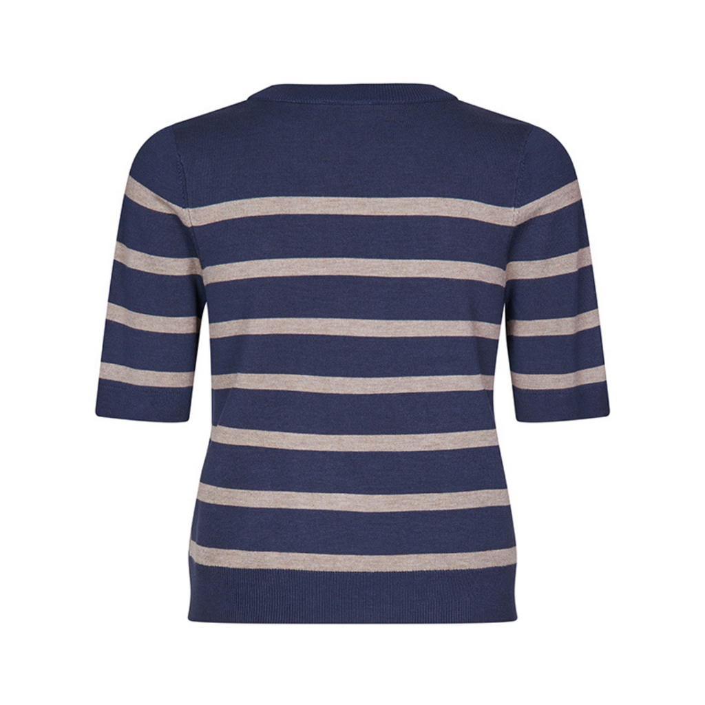 MBYM - BLUSE - CARLA 55819407 - BLUE ISLAND FOSSIL STRIPE