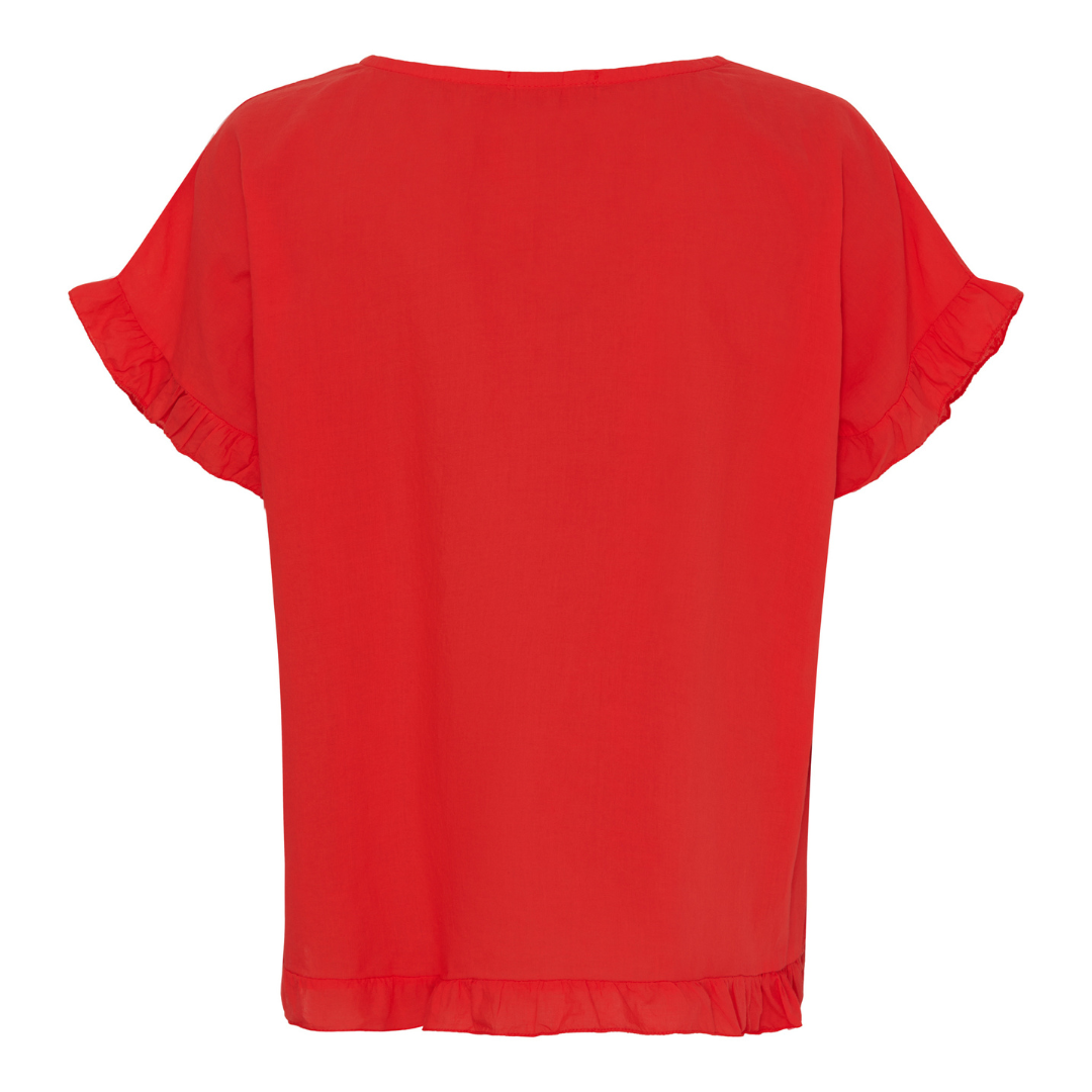 MARTA DU CHATEAU - BLUSE - KASIMIRA 86493 - ROSSO