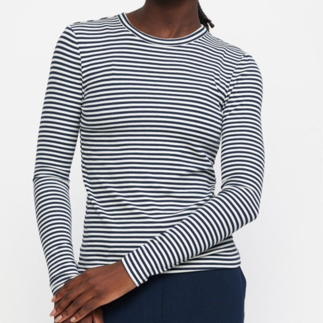 SOFT REBELS - BLUSE - FENJA SR124-303 - TOTAL ECLIPSE STRIPE