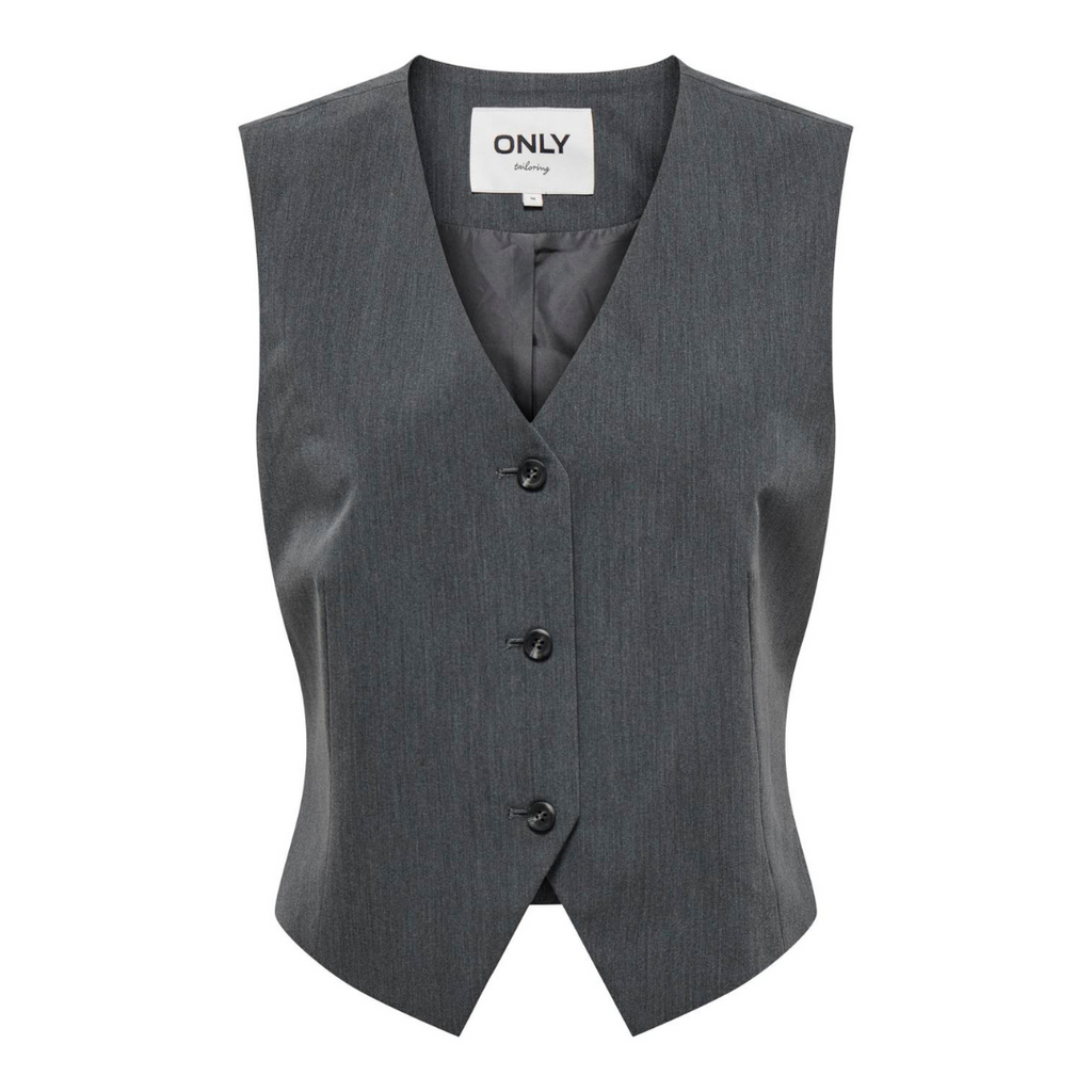 ONLY - VEST - KAYLEE-ORLEEN 15329904 - MEDIUM GREY MELANGE